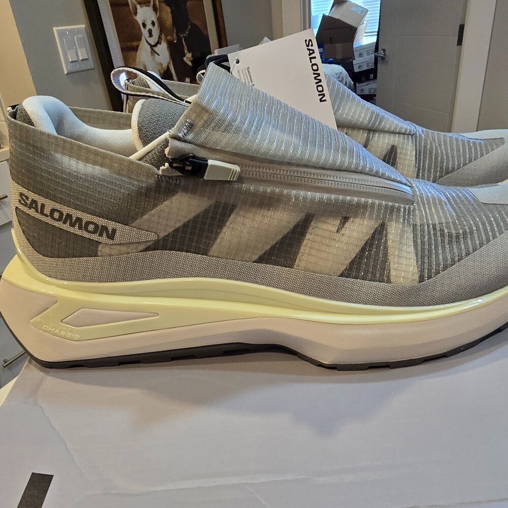 Odyssey Elmt SALOMON Advanced/Clear Glacier Grey L47444700 MENS SZ 12 NEW SHOES